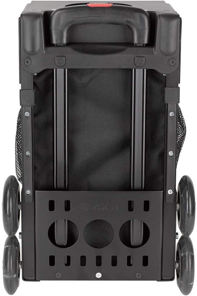 ZUCA ZuZuca Rolling Pet Carrier - Houndstooth Black Insert Bag, Choose Your Frame Color