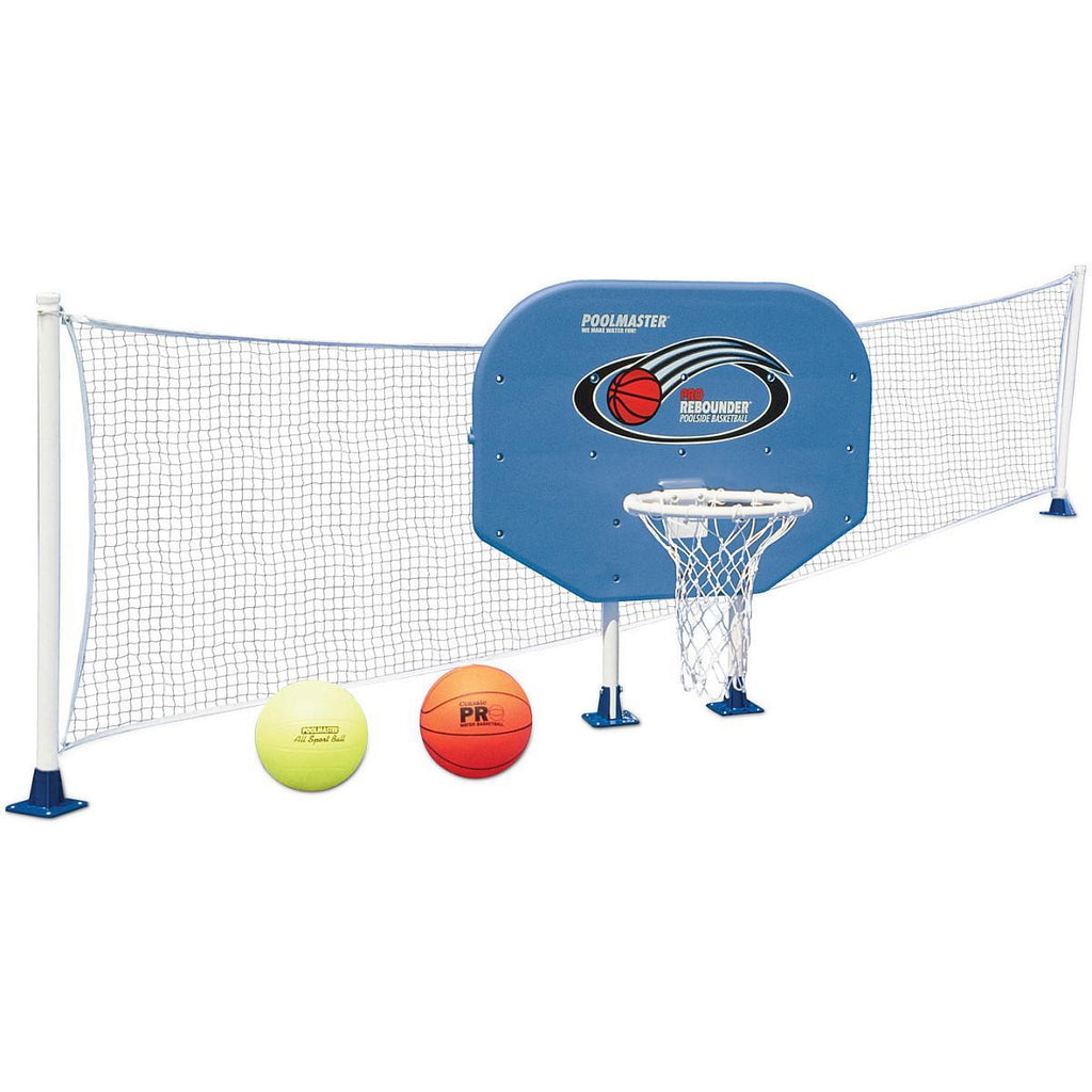 Pool Above Ground Poolside Combo Basketball/Volleyball Game~