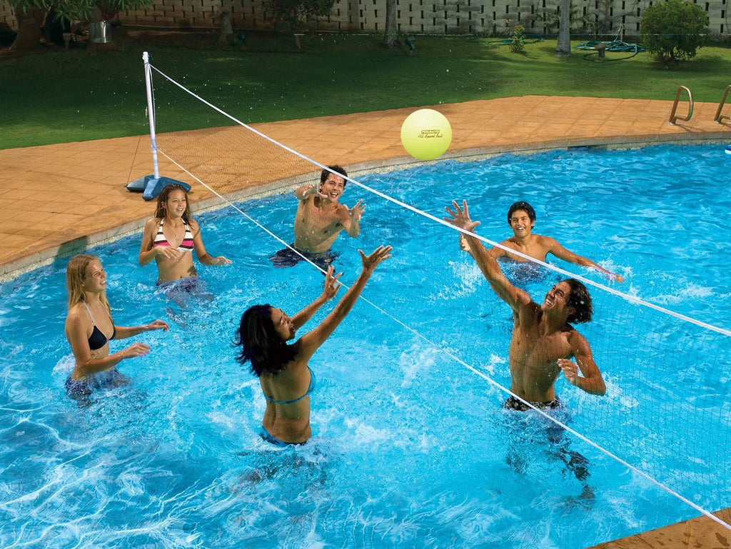 Pool Above Ground Poolside Combo Basketball/Volleyball Game~
