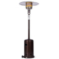 Mobicia Outdoor Gas Heater,Portable Power Heater,88 Inches Tall Premium Standing Patio Heater,With Auto Shut Off And Simple Ignition System,Wheels And Base Reservoir