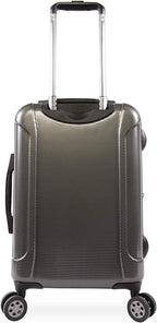 Crest 21" Hardside Carry-on Spinner Luggage, Charcoal, One Size