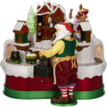 Hallmark Keepsake Christmas Ornament 2019 Year Dated Magic Musical Decoration with Light and Motion (Plays Here Comes Santa Claus and Jingle Bells Songs), Train Tabletop