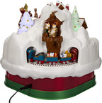 Hallmark Keepsake Christmas Ornament 2019 Year Dated Magic Musical Decoration with Light and Motion (Plays Here Comes Santa Claus and Jingle Bells Songs), Train Tabletop