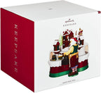 Hallmark Keepsake Christmas Ornament 2019 Year Dated Magic Musical Decoration with Light and Motion (Plays Here Comes Santa Claus and Jingle Bells Songs), Train Tabletop