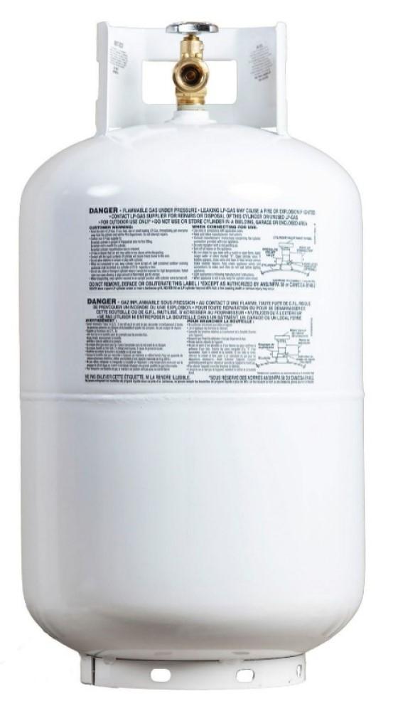 Manchester Tank 5079046 30 lb. Steel DOT Vertical LP Cylinder Propane Tank