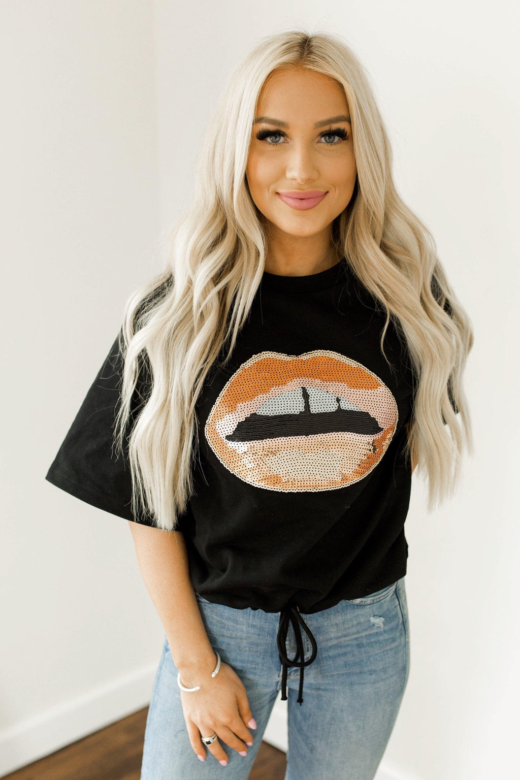 sweatshirt tie top