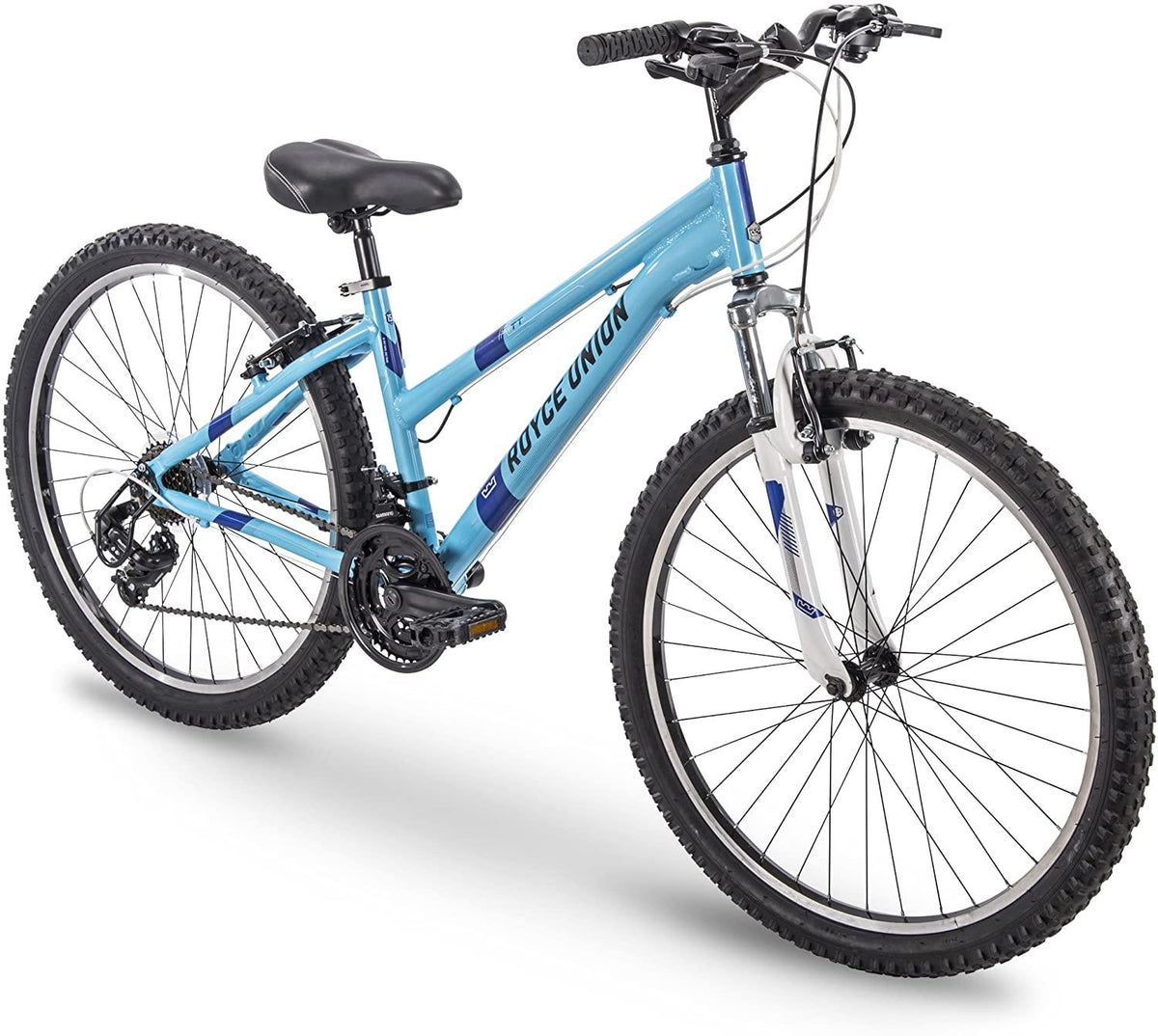 26" Royce Union RTT Womens 21-Speed Mountain Bike, 17" Aluminum Frame, Trigger Shift, Sky Blue (76438)
