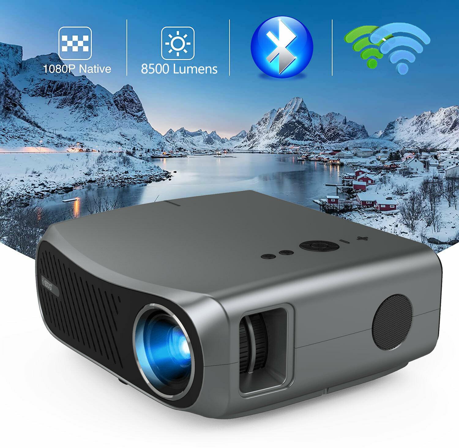 4k 10000:1 android projector 5g wifi proyector tv home theater daytime movie bt