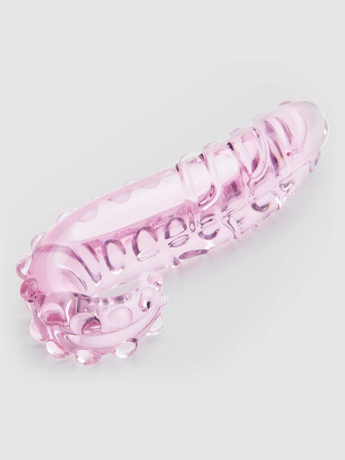 Lovehoney Tentacle Textured Sensual Glass Dildo, Pink