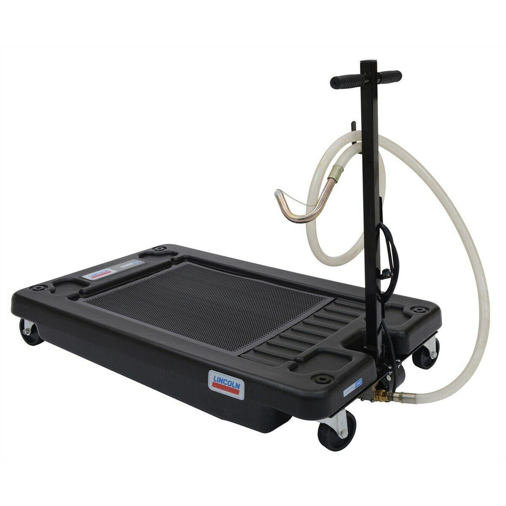 Lincoln 3669 Low Profile 17 Gallon Oil ChanTruck Drain with Evacuation Pump
