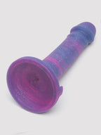 Lovehoney Super Soft Silicone Galaxy Dildo 7 Inch, Purple