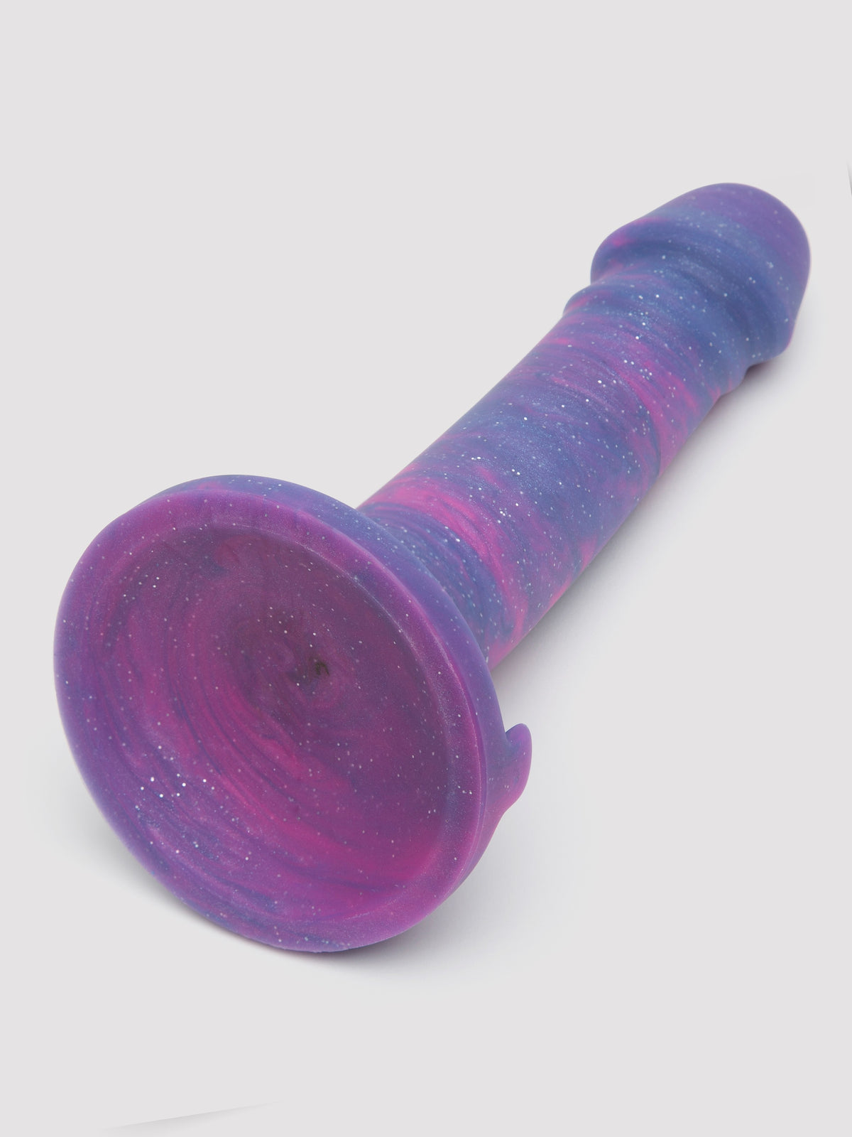 Lovehoney Super Soft Silicone Galaxy Dildo 7 Inch, Purple