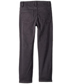 DL1961 Kids Hawke Twill Skinny with Black Hardware Adjustable Waist Band and Snap Button in Dab (Toddler/Little Kids/Big Kids) Dab