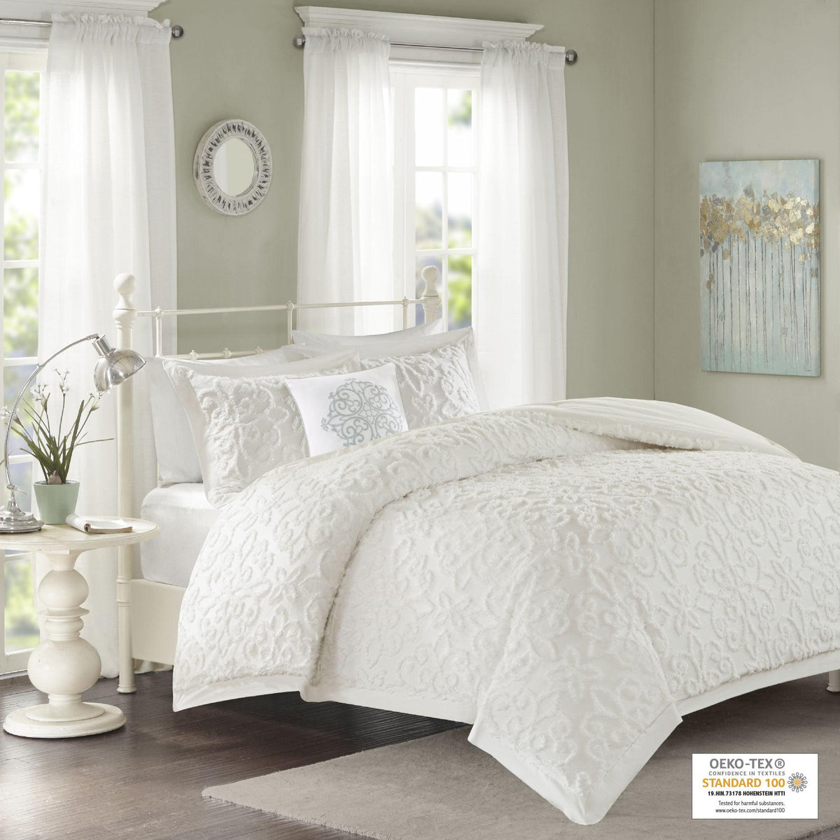 Home Essence 4 Piece Comforter Sets Full/Queen