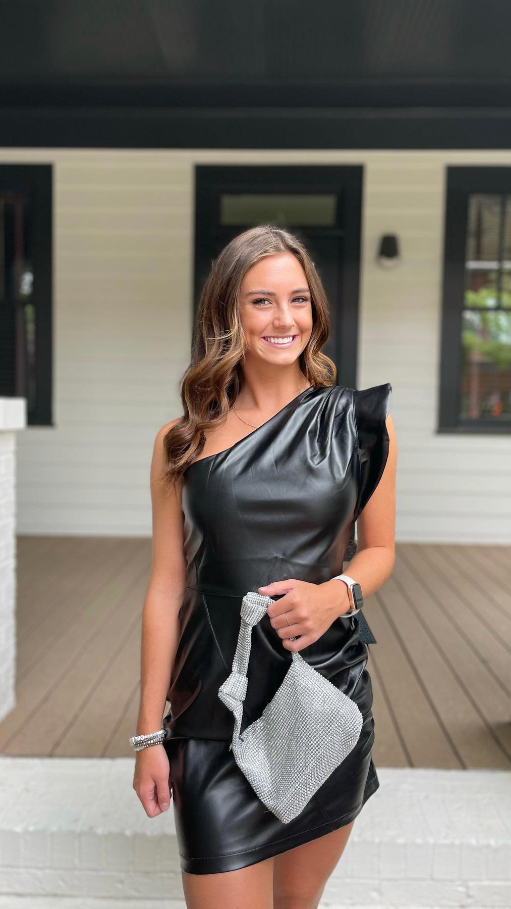 The Break My Soul Faux Leather Dress