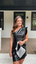 The Break My Soul Faux Leather Dress