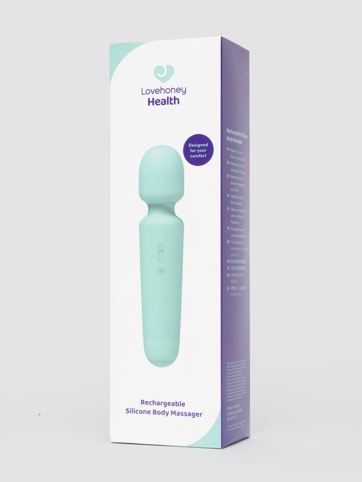 Lovehoney Health Rechargeable Silicone Body Massager , Green