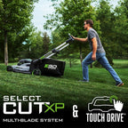 Electric Lawn Mower, Self-Propelled Cordless with 22" Super Composite Deck, Tool Only, Battery and Charger Not Included - LM2240SP