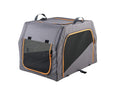 hunter Alu-Frame Dog Transport Box, 91 x 61 x 58 cm, Anthracite/Orange