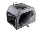 hunter Alu-Frame Dog Transport Box, 91 x 61 x 58 cm, Anthracite/Orange
