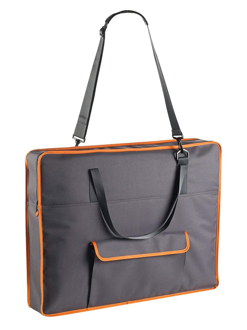hunter Alu-Frame Dog Transport Box, 91 x 61 x 58 cm, Anthracite/Orange