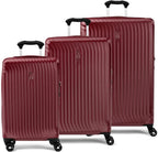 Maxlite Air Hardside Expandable Luggage, 8 Spinner Wheels, Lightweight Hard Shell Polycarbonate, Cabernet, 3-Piece Set (21/25/29)