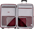 Maxlite Air Hardside Expandable Luggage, 8 Spinner Wheels, Lightweight Hard Shell Polycarbonate, Cabernet, 3-Piece Set (21/25/29)