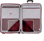 Maxlite Air Hardside Expandable Luggage, 8 Spinner Wheels, Lightweight Hard Shell Polycarbonate, Cabernet, 3-Piece Set (21/25/29)