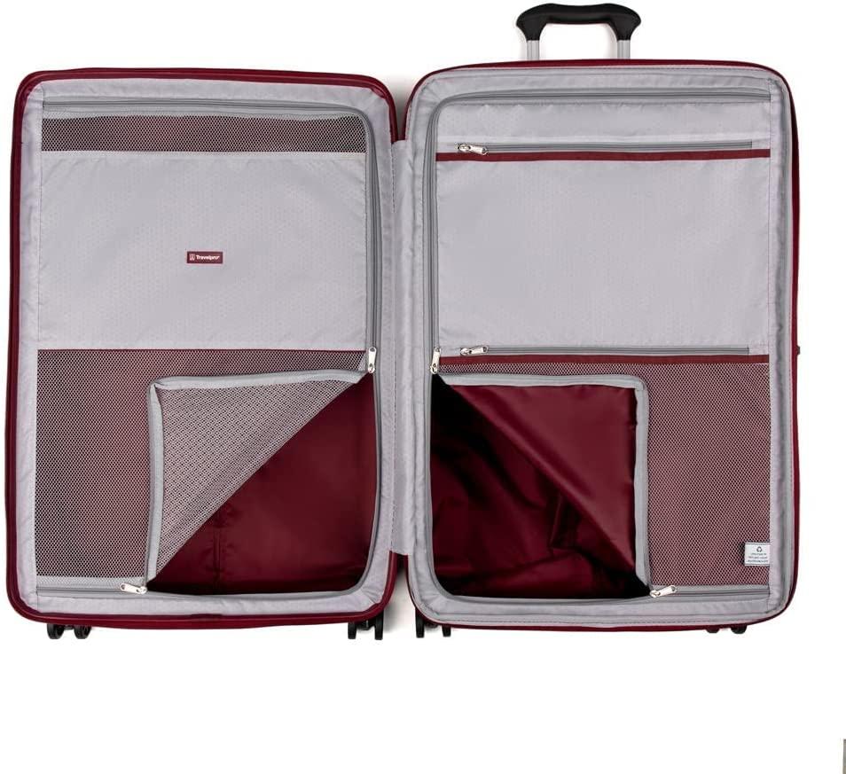 Maxlite Air Hardside Expandable Luggage, 8 Spinner Wheels, Lightweight Hard Shell Polycarbonate, Cabernet, 3-Piece Set (21/25/29)