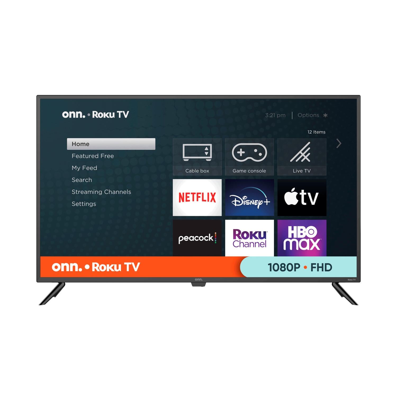 onn. 43” class fhd (1080p) led roku smart tv (100069992)