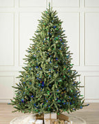 Balsam Hill Classic Blue Spruce Height 7.5 Ft Width 60" Christmas Tree - Clear