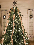 Balsam Hill Classic Blue Spruce Height 7.5 Ft Width 60" Christmas Tree - Clear