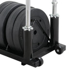 SmileMart Weight Plate Holder, Black