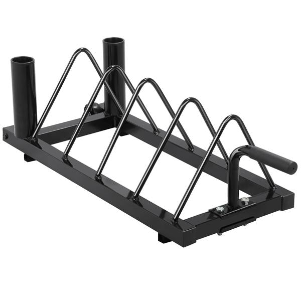 SmileMart Weight Plate Holder, Black