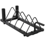 SmileMart Weight Plate Holder, Black