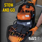 Tool Pouch, Dual Compartments, Heavy-Duty Tool Bag Organizer, Multipurpose Bag