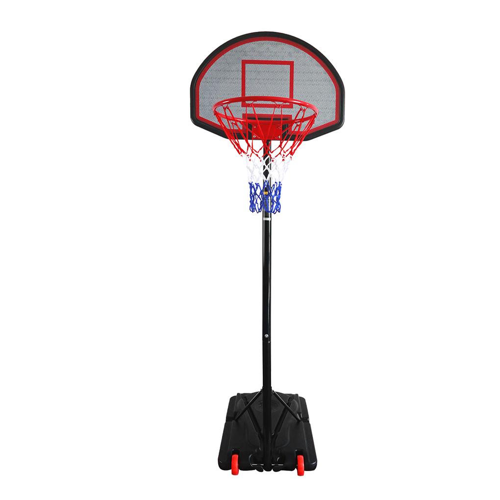 Rinhoo Basketball Stand Set Portable Mobile Basketball System Height Adjustable Basketball Hoop &amp; Goal for Youth Kid