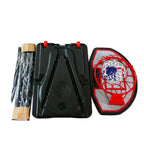 Rinhoo Basketball Stand Set Portable Mobile Basketball System Height Adjustable Basketball Hoop &amp; Goal for Youth Kid