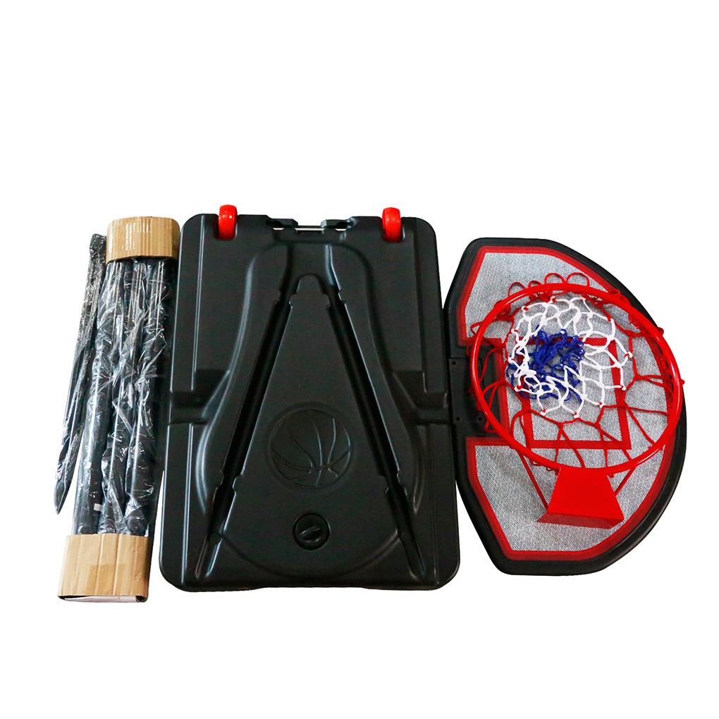 Rinhoo Basketball Stand Set Portable Mobile Basketball System Height Adjustable Basketball Hoop &amp; Goal for Youth Kid
