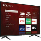 tcl 50s435  50"  hdr 4k ultra hd wall mountable smart led roku tv