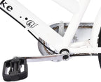 Bikes for Women 24 Inch Beach Cruiser Bicycle,Commute Body Ease Women's Committed Rider, Damping Comfort Bike, Hybrid Bike White Seaside Travel Bicycle (Women Bike, Lady Bike)