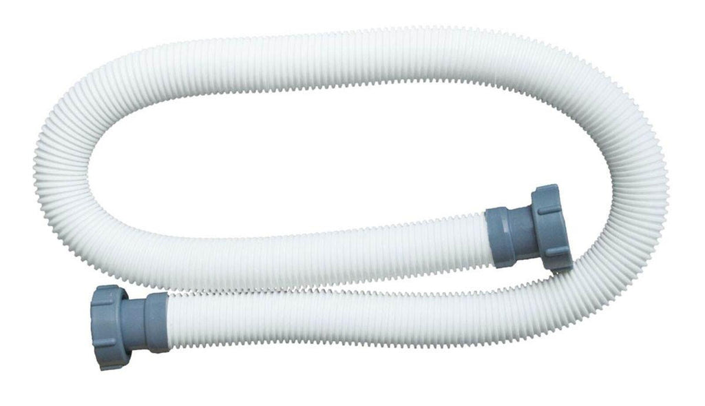 intex 3000 gph above ground pool sand filter pump w/ 1.5 inch pump hose (2 pack)