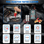 Fuel Injector Tester And Adapter For Diagnosis Cleaning Of Injectors DIY Cleaning Tool Kits Switchable Short-circuit Protection