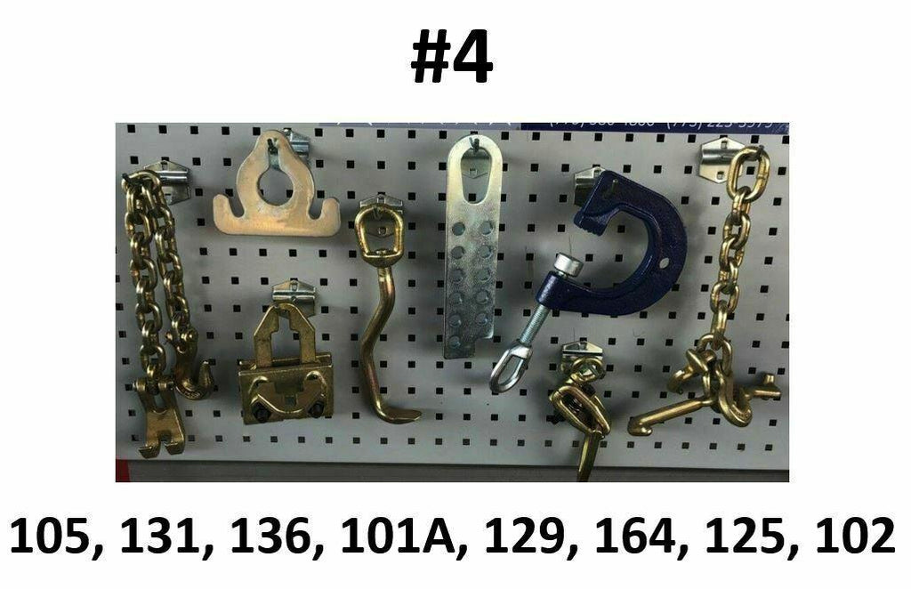 SET#4 - 8 PIECES AUTO BODY FRAME MACHINE TOOLS CHAINS CLAMP SET COMBO DEAL