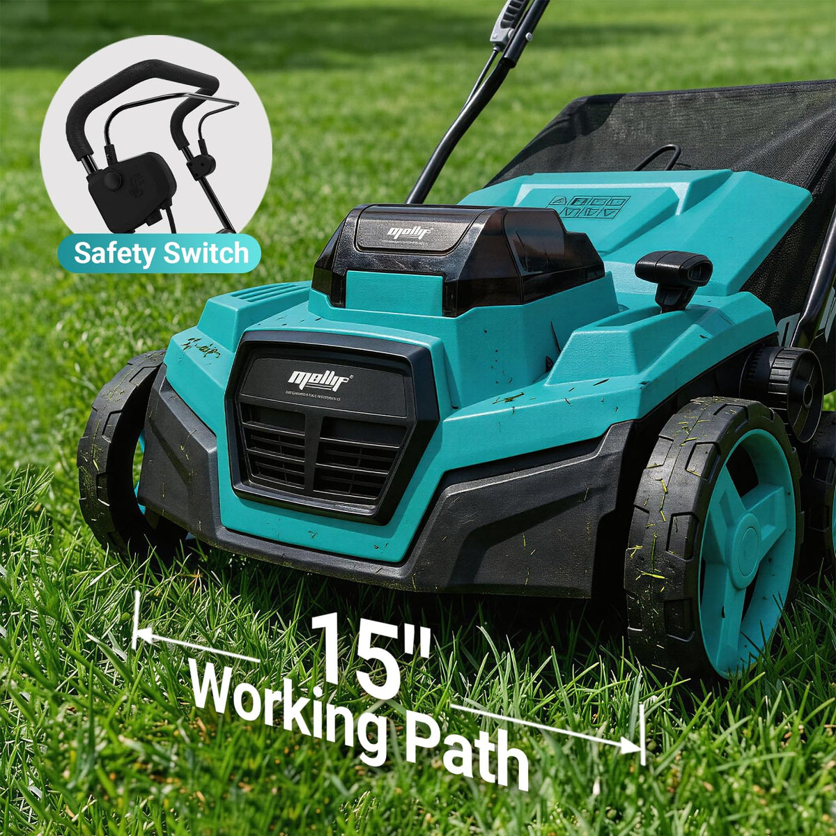 36V 15" Brushless Cordless Electric Dethatcher and Scarifier Compatible with  18V Battery(Tool Only), w/12Gal Thatch Collection Bag, 5-Depth Adjustment, -Fold, Walk Behind for Lawn Care