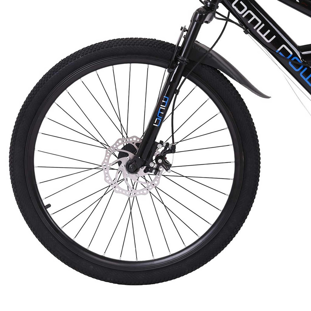 Mchoice Mountain Bike,26 inch 21 Speed Anti-Slip Bike,Double Disc Brake Full Suspension,Gift for Men or Women