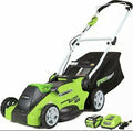 40V 16'' Cordless Lawn Mower Walk Behind with 40v 4Ah Battery