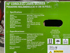 40V 16'' Cordless Lawn Mower Walk Behind with 40v 4Ah Battery