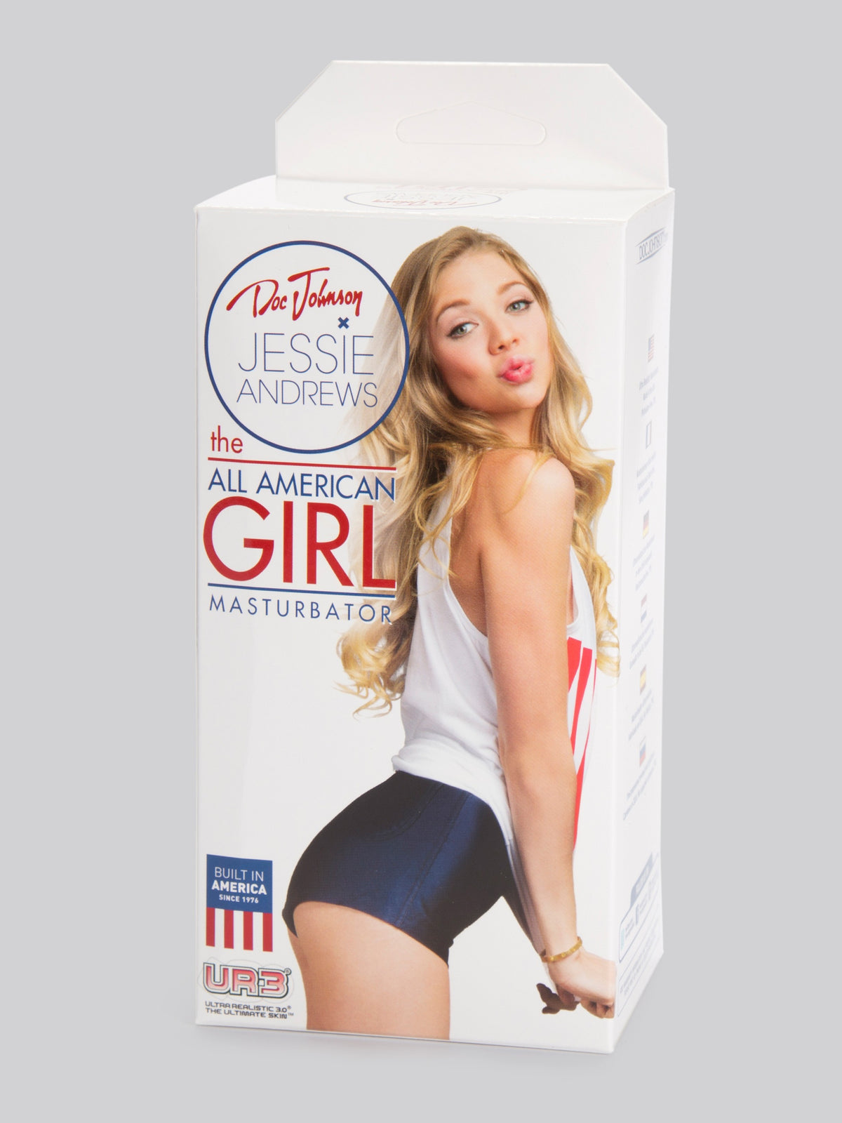 Doc Johnson Jessie Andrews All American Girl Realistic Vagina, Flesh Pink