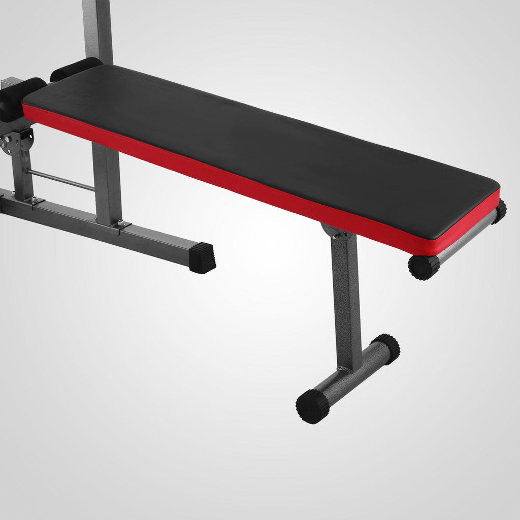 Power Towers Adjustable Height Multistation Power Tower 330 440LBS Dip Bar and Pull Up Station Home Fitness Workout Station for Indoor Home Fitness (363 with Bench Press)